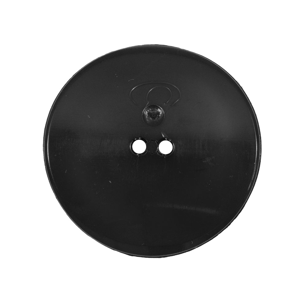 Italian Black Concaved Plastic 2-Hole - 44L/28mm - Joann Fabrics