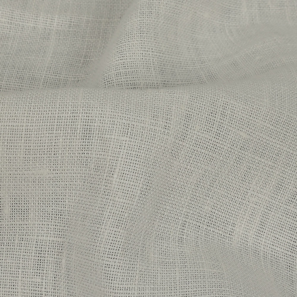 Famous Australian Designer Snow White Plainly Textured Linen Woven - Joann Fabrics