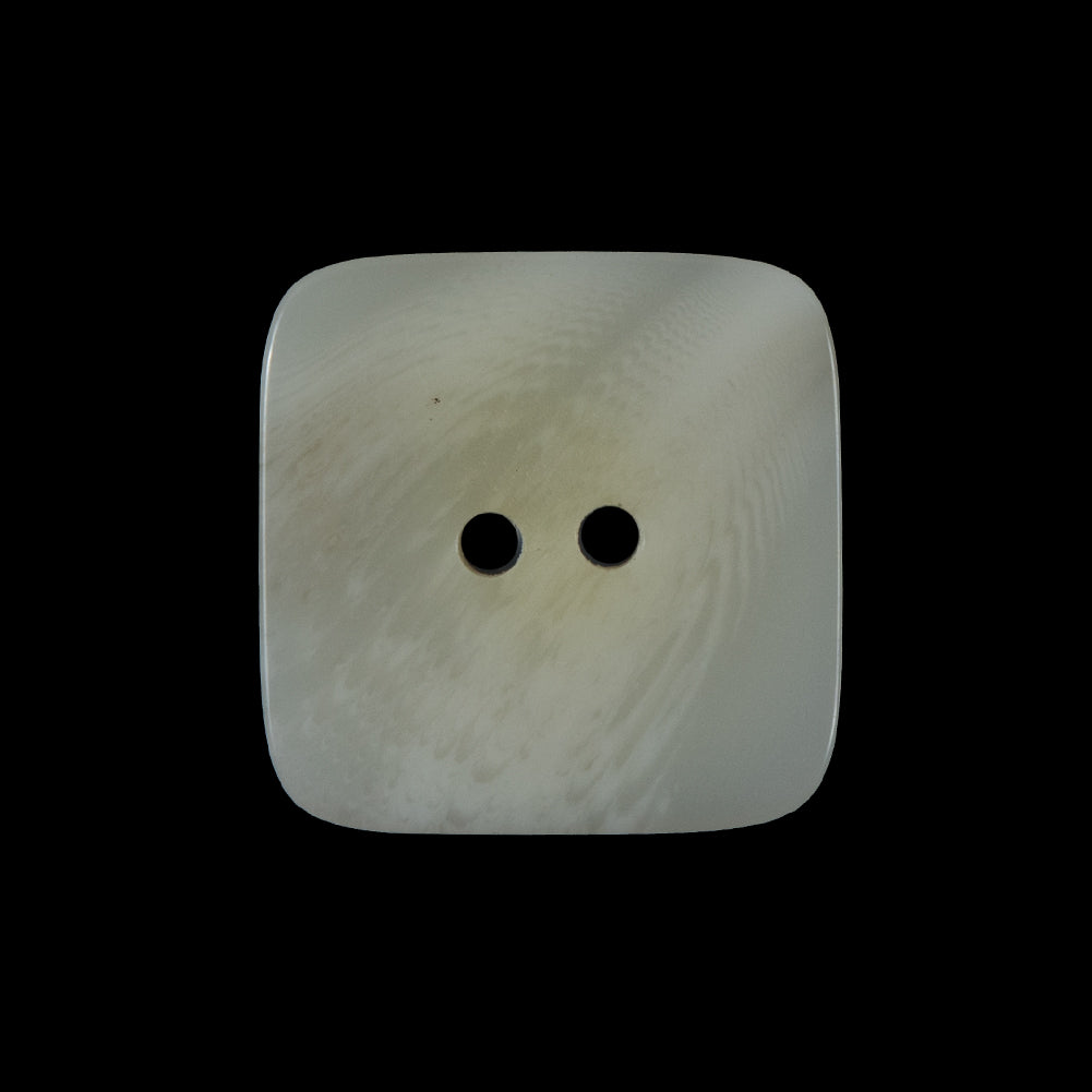 White Square Two-Hole Plastic Button - 36L/23mm - Joann Fabrics