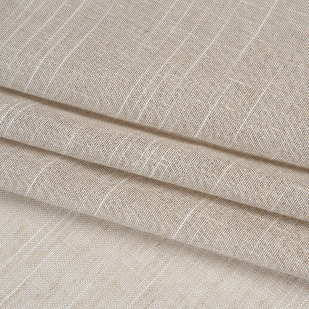 Slubbed Cotton and Linen Double Wide Drapery Sheers Fabric - Smoke Heathered - British Imported - Joann Fabrics