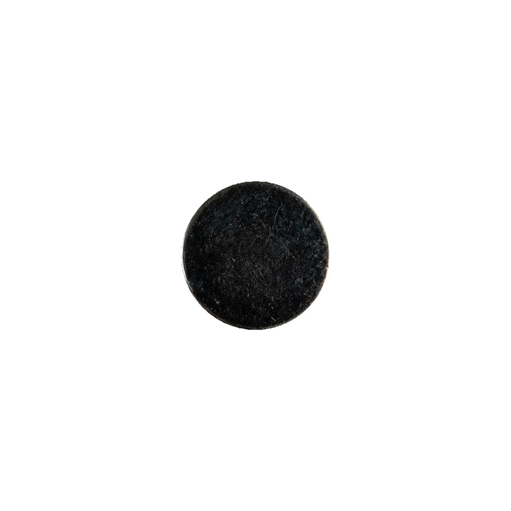 Gunmetal Circular Flat Top Metal Shank Back Button - 18L/11.5mm - Joann Fabrics
