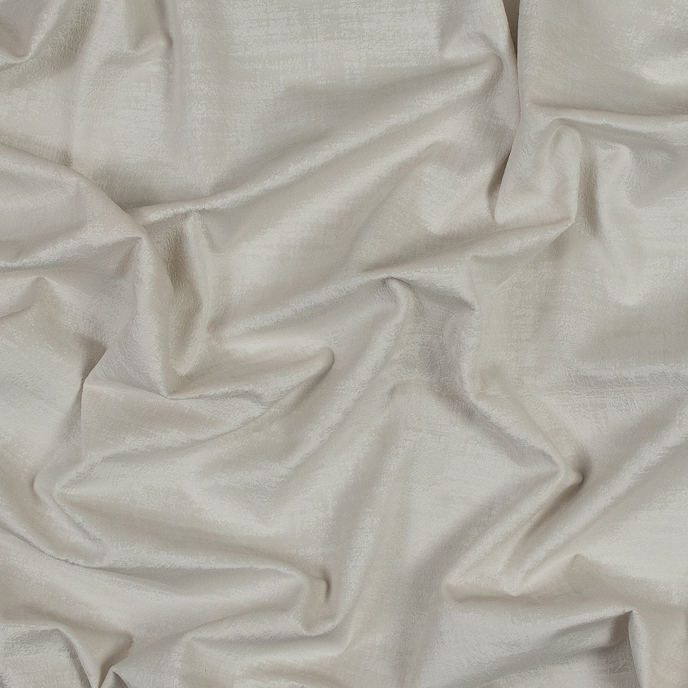 Embossed Textured Velvet - Ivory - British Imported - Joann Fabrics