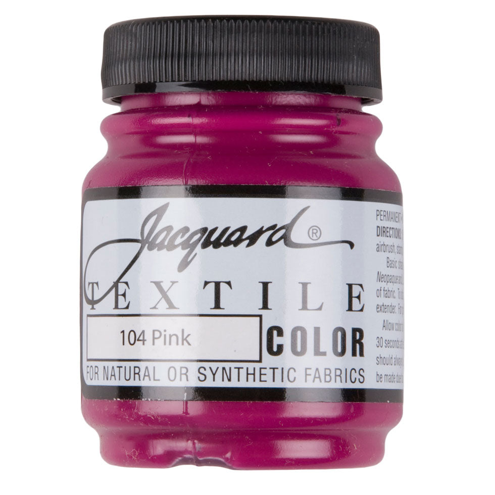 Jacquard Textile Color Fabric Paint - 104 Pink - Joann Fabrics