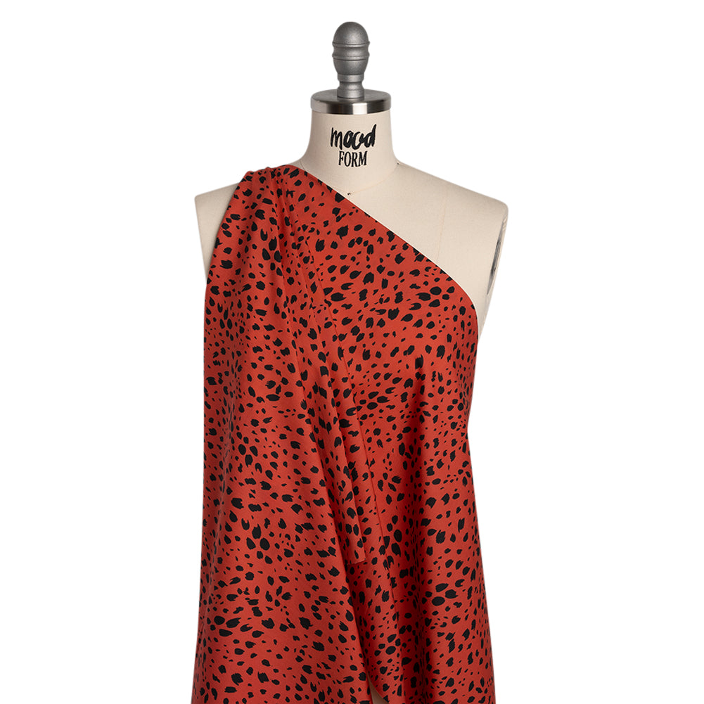 Mood Exclusive Red Dappled Daring Cotton Poplin - Joann Fabrics