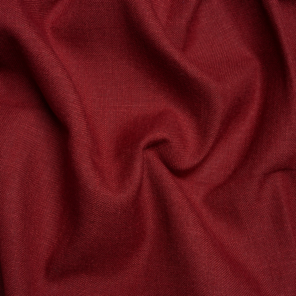 Linen, Viscose and Polyester Woven - Dark Cranberry - British Imported - Joann Fabrics