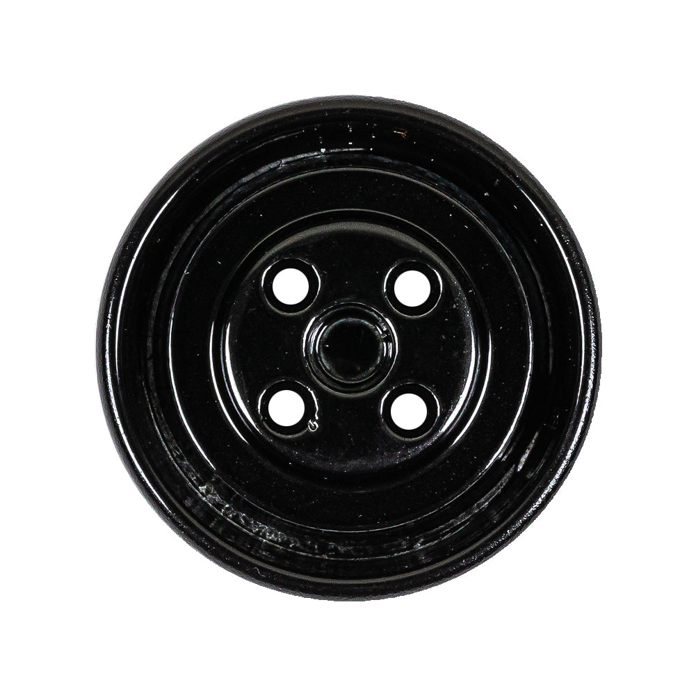 Black Metal 4-Hole Dish Button - 44L/28mm - Joann Fabrics