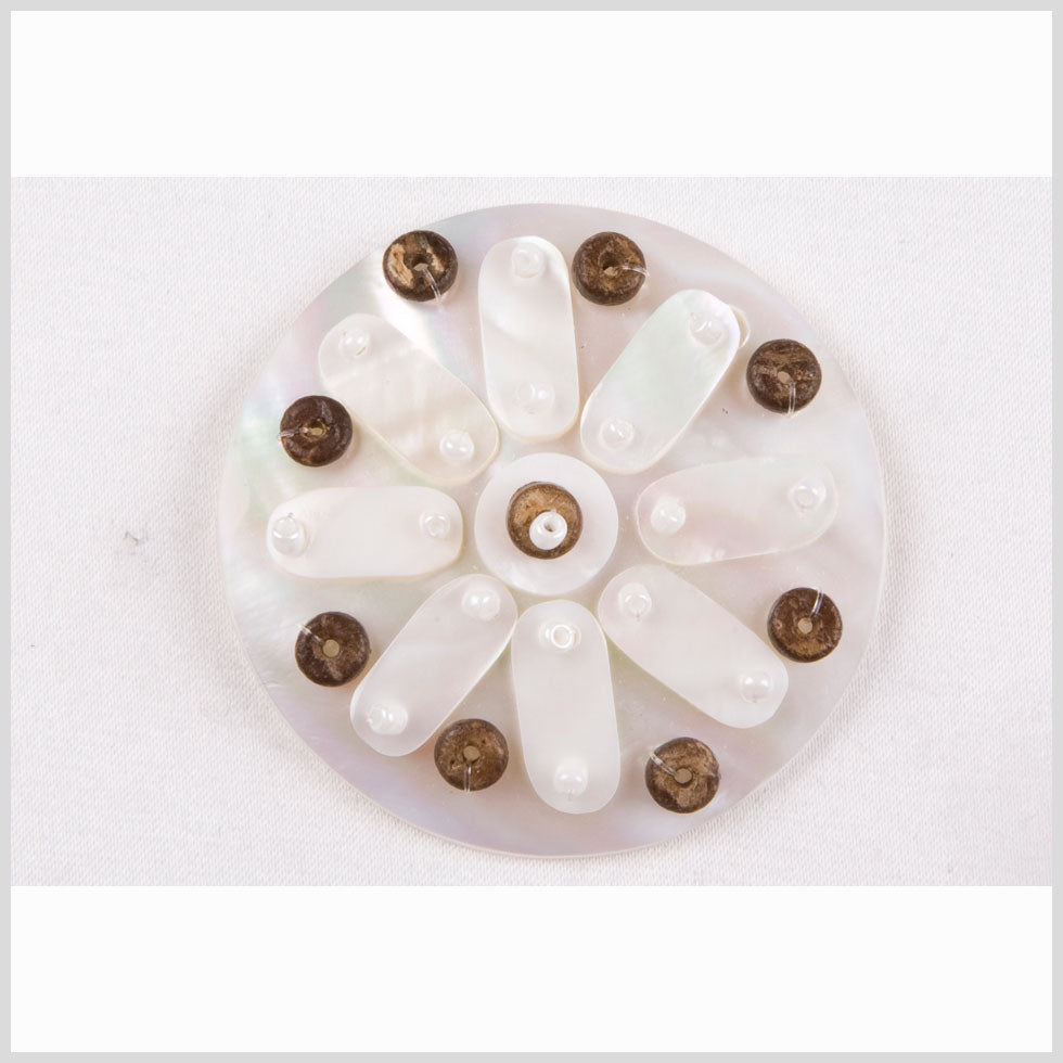 45mm Natural White Shell Pendant - Joann Fabrics