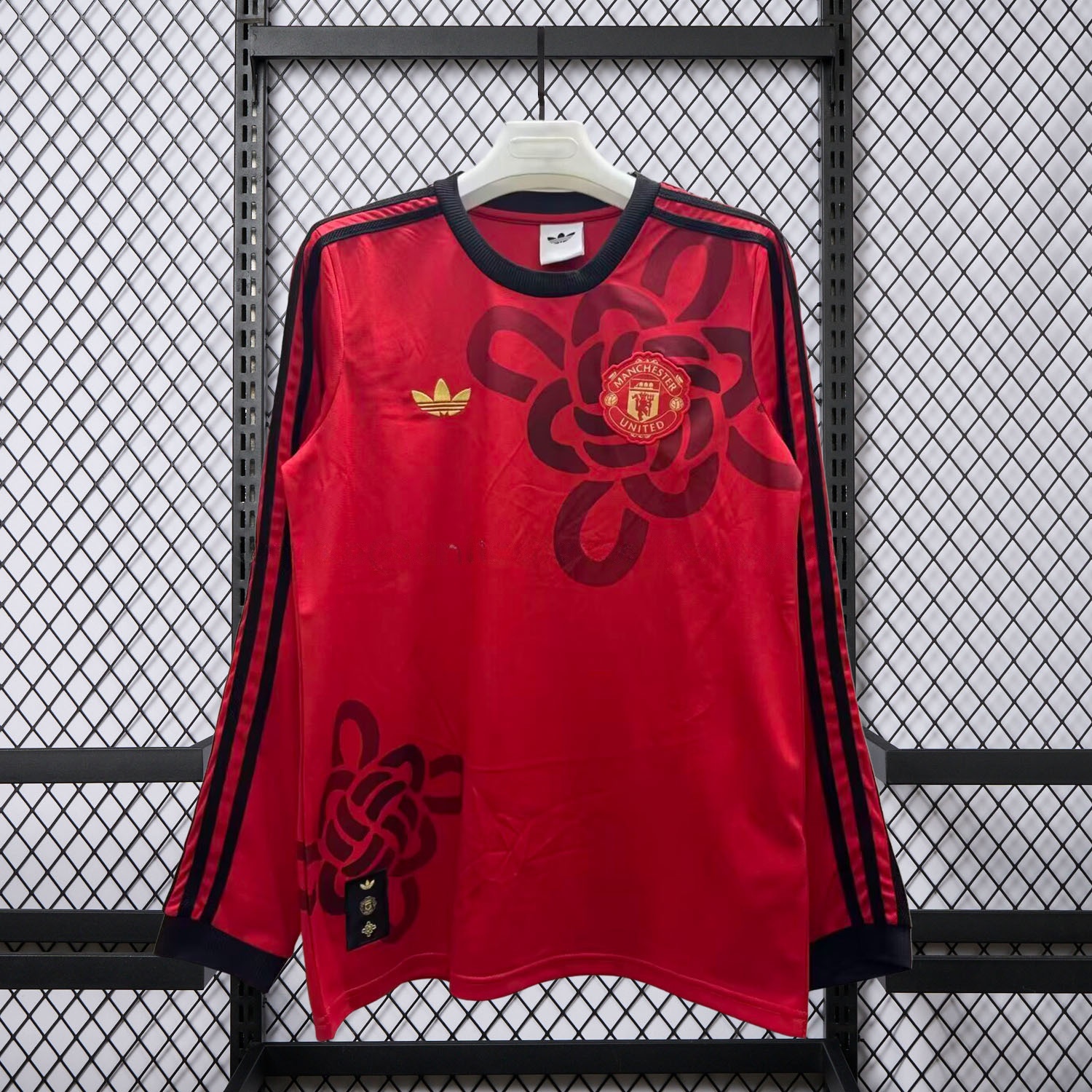 Manchester United 25-26 Chinese Knot Red Special Long Sleeves Jersey - Fans Version - UnitedFutballJersey