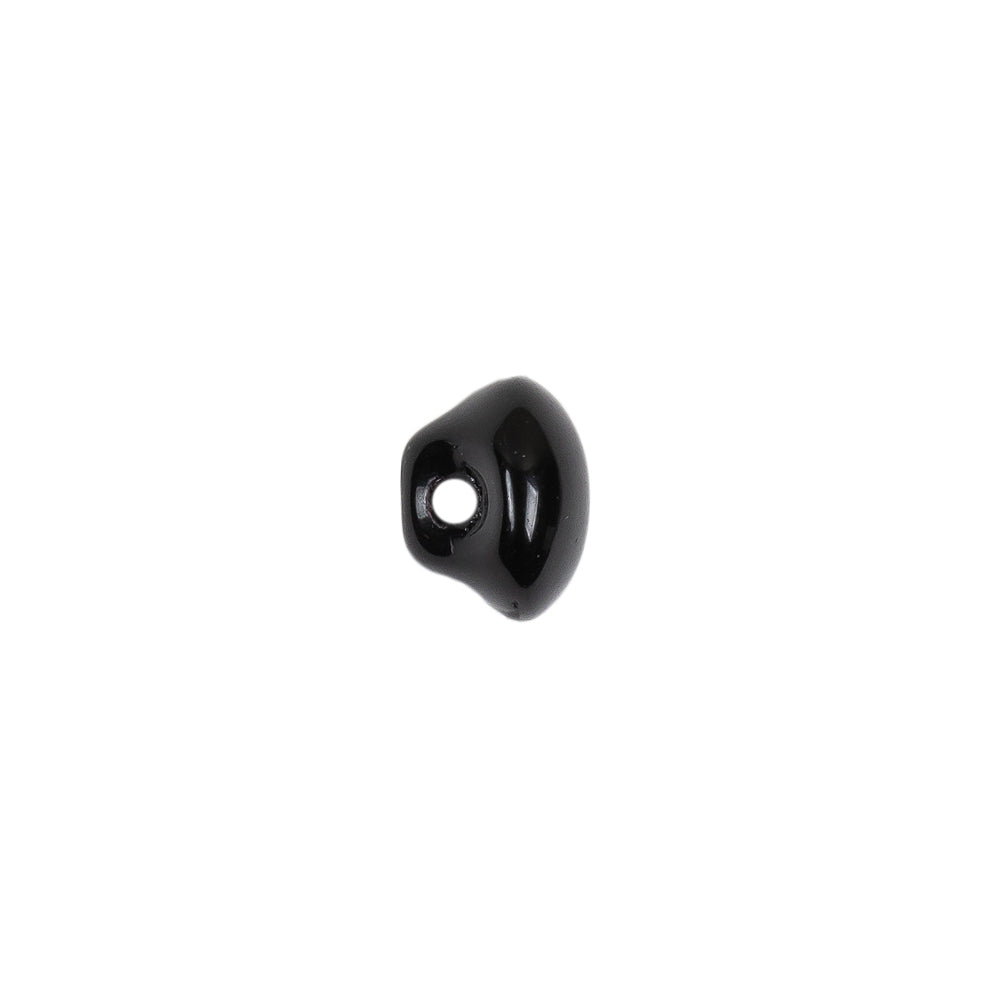 European Black Self Back Glass Button - 16L/10mm - Joann Fabrics