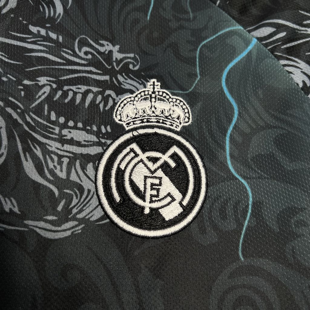 2024/2025 Real Madrid Black Dragon Jersey 1:1 Thai Quality