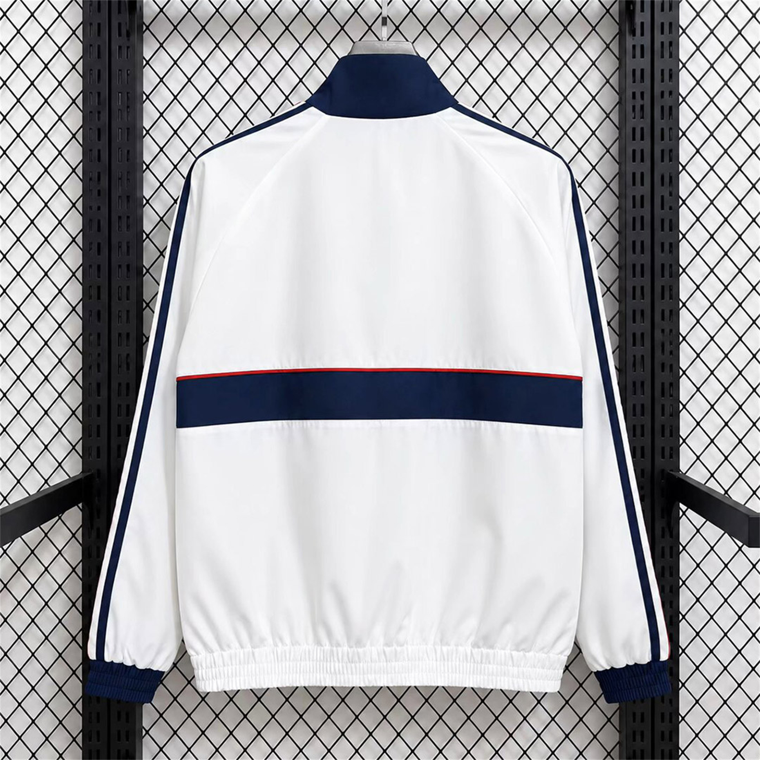 Bayern Munich 26-27 Track Windbreaker Jacket - White - UnitedFutballJersey