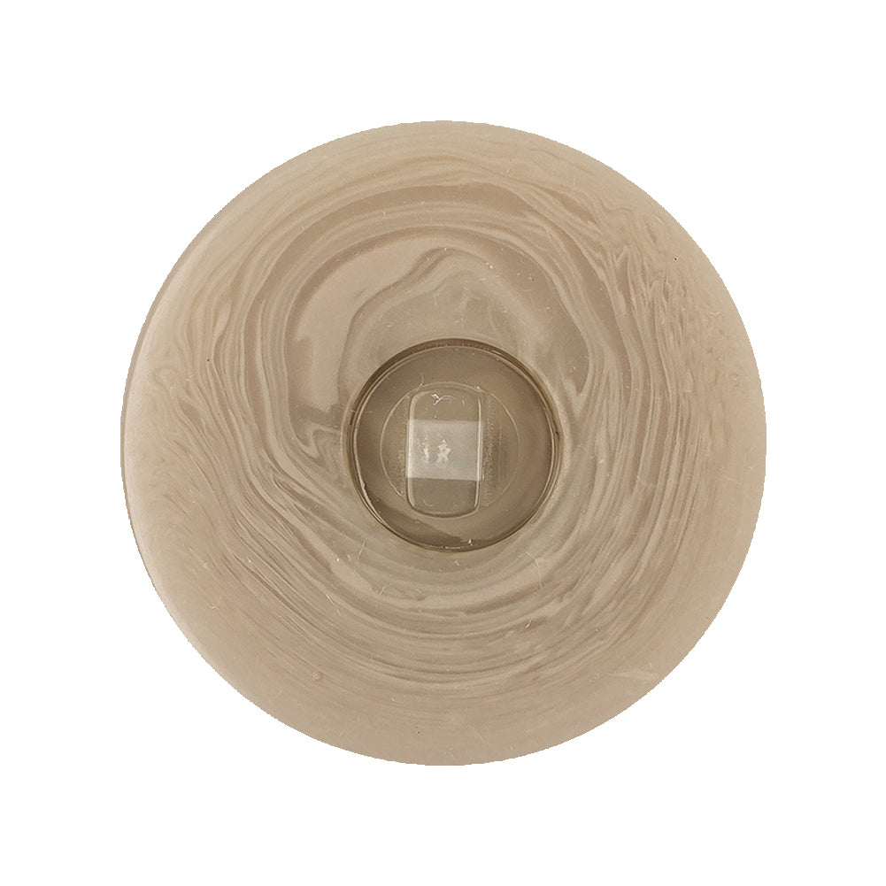 Overcast and Cannoli Cream Swirl Dome Shaped Plastic Shank Back Button - 44L/28mm - Joann Fabrics