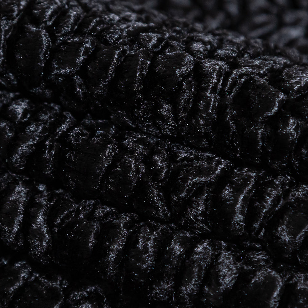 Faux Persian Lamb Fur - Black - Annette Collection - Joann Fabrics