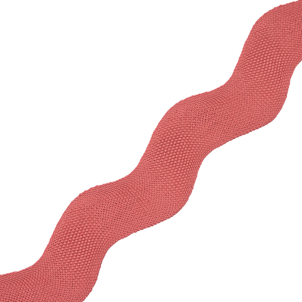 Peach Woven Jumbo Ric Rac - 2