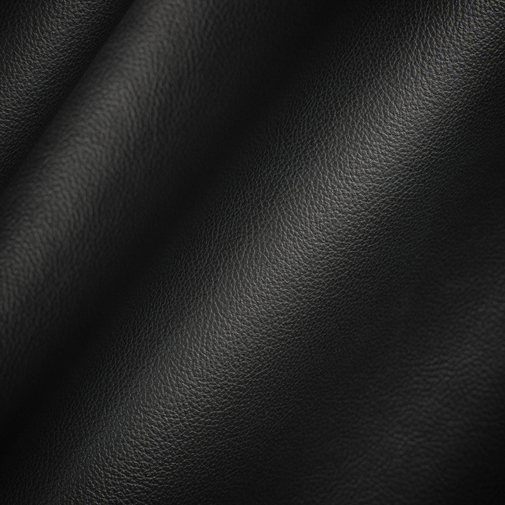 Port Italian Black Top Grain Performance Cow Leather Hide with Protective Finish - Joann Fabrics