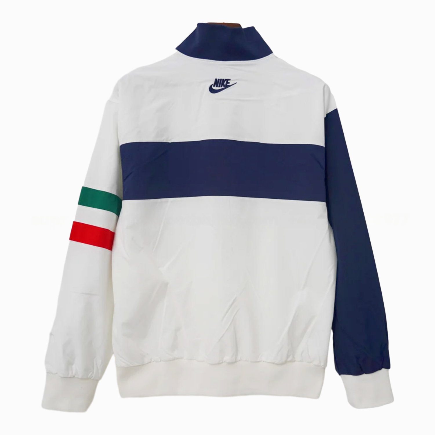 Retro Italy 1996 Windbreaker Jacket - White - UnitedFutballJersey