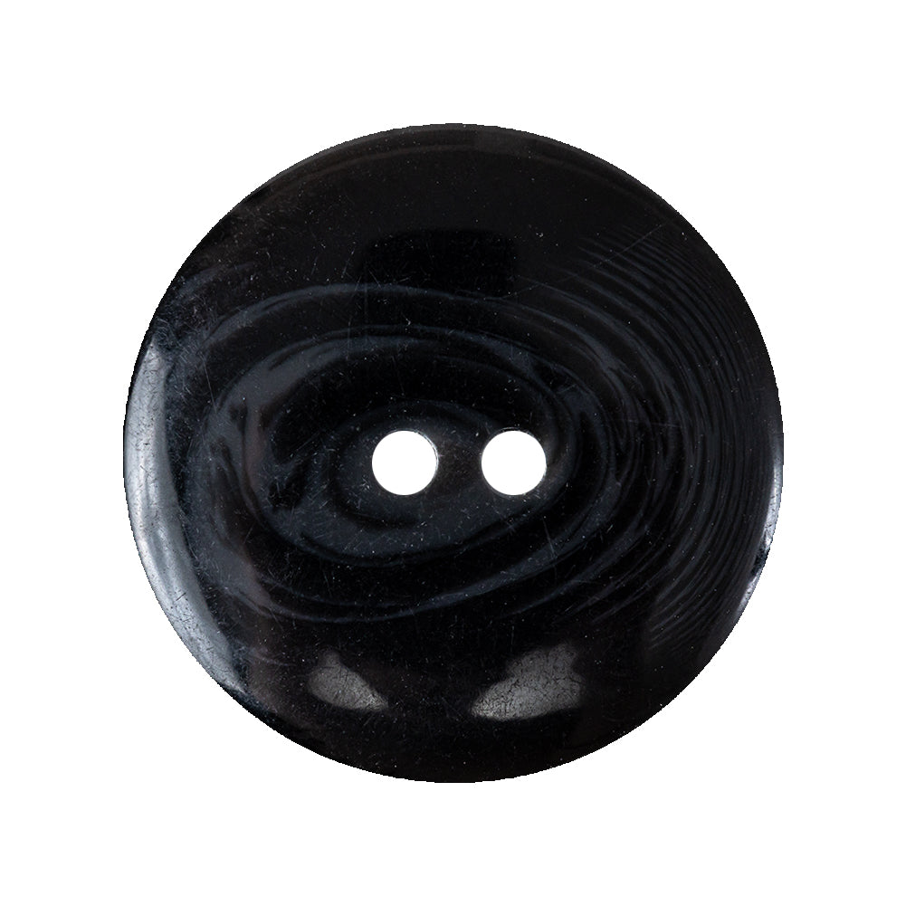 Dark Gray and Caviar Black Translucent Swirl 2-Hole Channel Style Plastic Button - 44L/28mm - Joann Fabrics