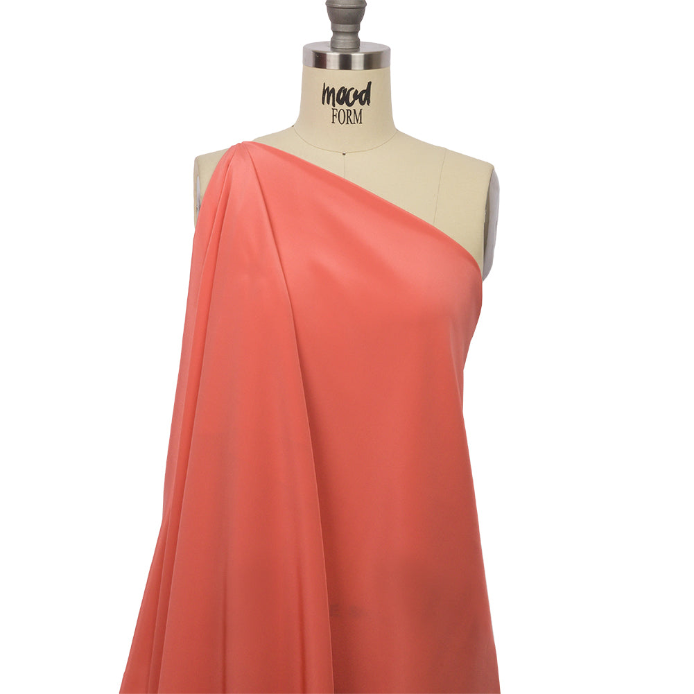 Silk Crepe de Chine - Coral - Premium Collection - Joann Fabrics