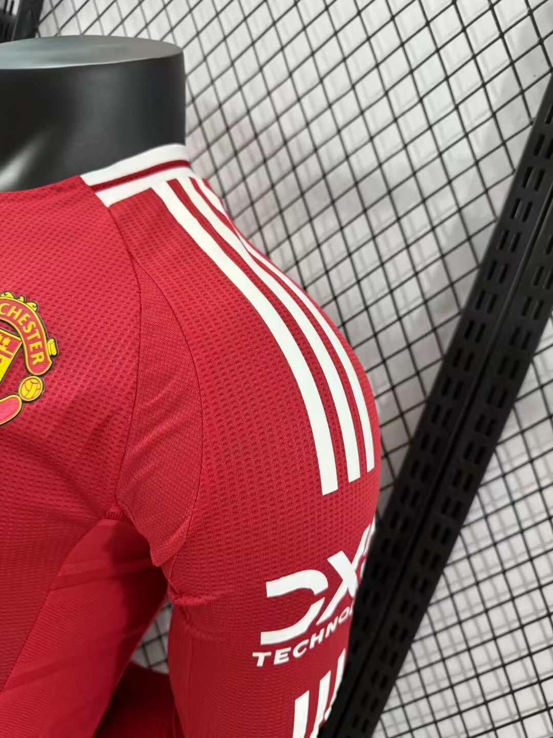 2024/2025 Player Version Manchester United Home Long Sleeve Football Shirt 1:1 Thai Quality