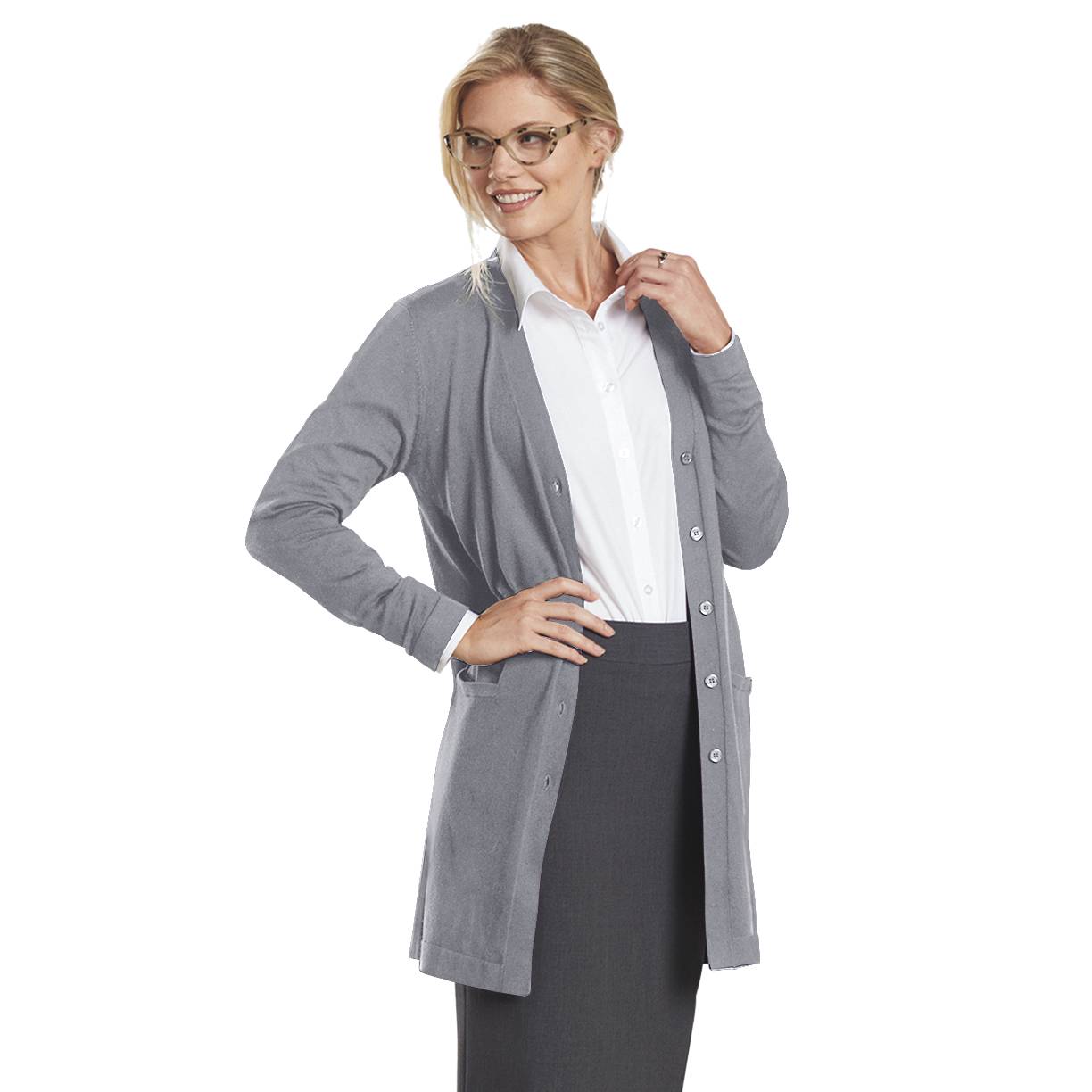 Fine-Gauge Long Cardigan - Northstyle Catalog