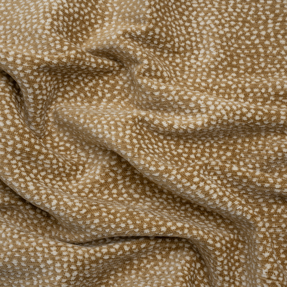 Upholstery Chenille - Curry Spotted - Remus Collection - Joann Fabrics
