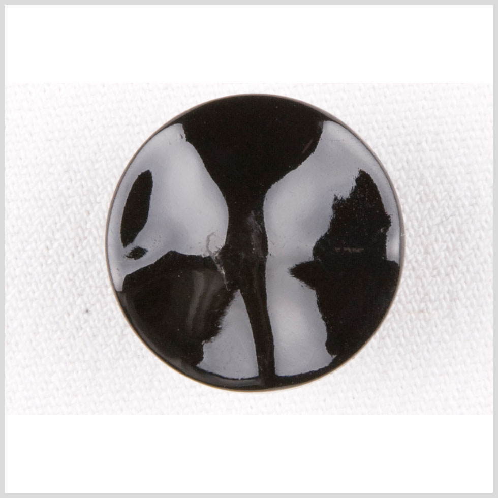 Plastic Shank Back Button - 32L/20mm - Shiny Black - Joann Fabrics