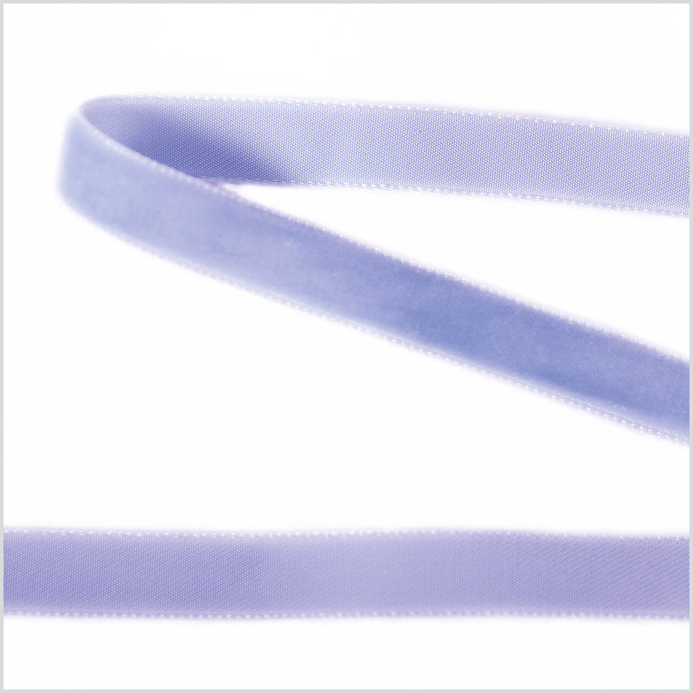 Single Faced Velvet Ribbon Made in Italy - 3/8