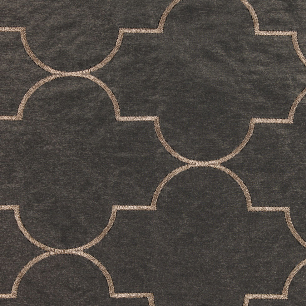 Antique Gold Geometric Sheer - Joann Fabrics