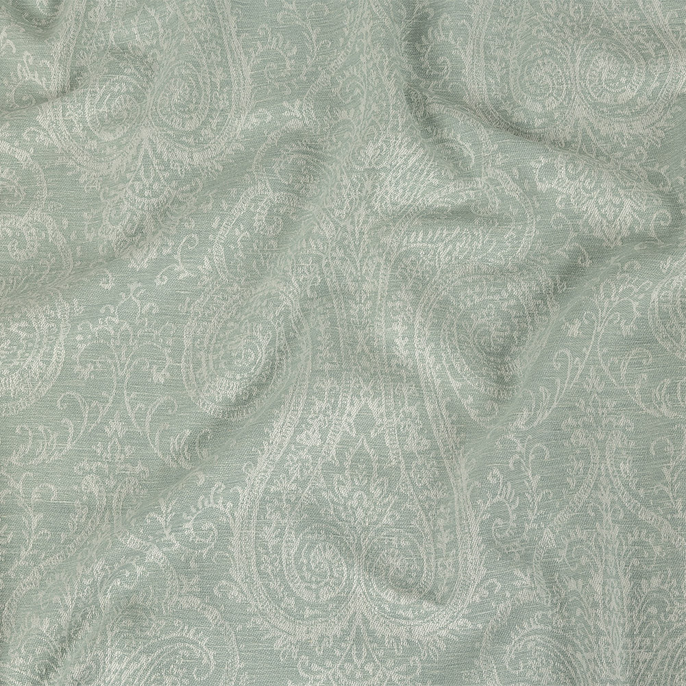 Drapery Jacquard - Seafoam Damask - British Imported - Joann Fabrics