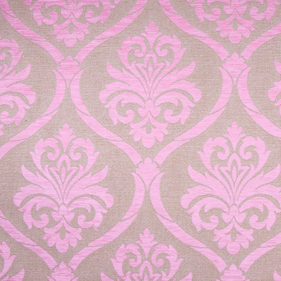 Rose/Beige Damask Chenille - Joann Fabrics