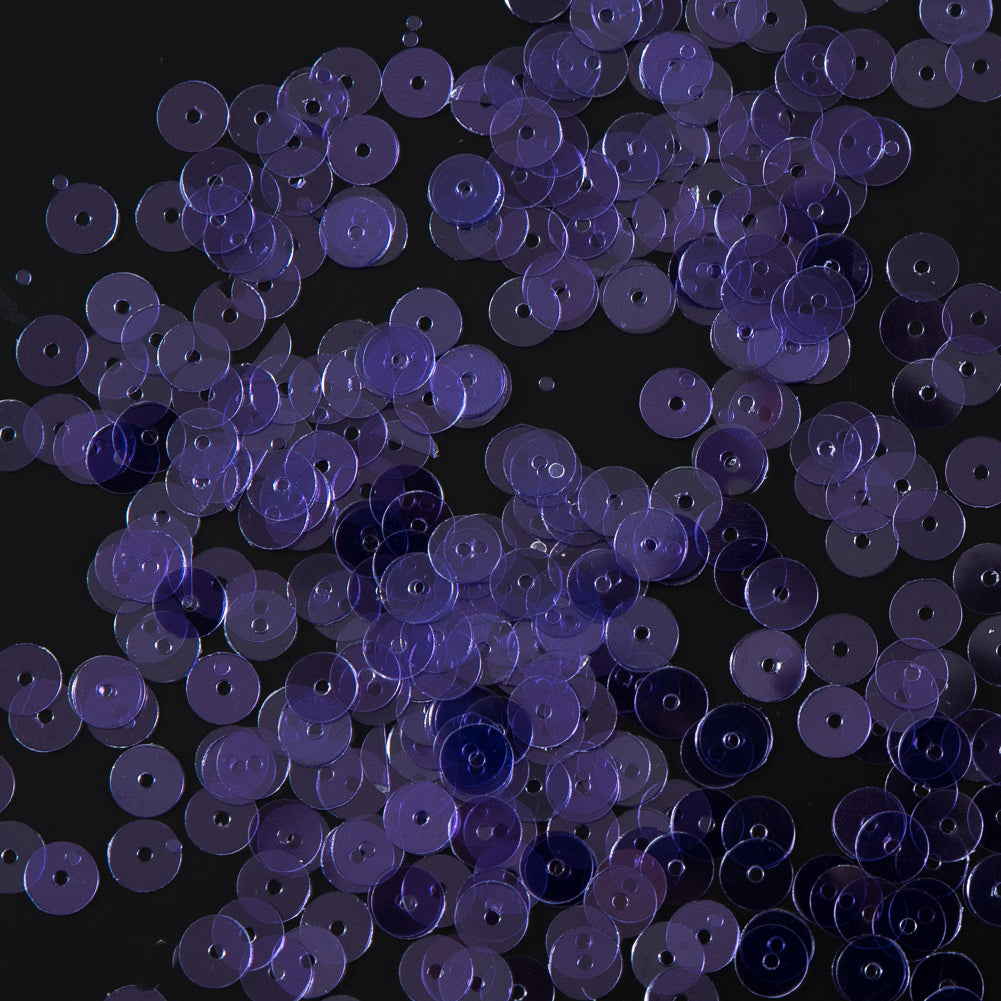 Bag of Purple Transparent Bright Loose Sequins - 6mm - Joann Fabrics