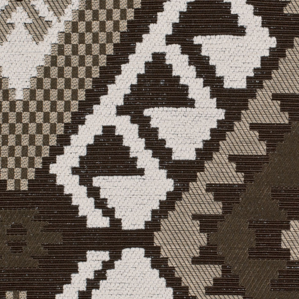 Chocolate/Cream  Ikat - Joann Fabrics