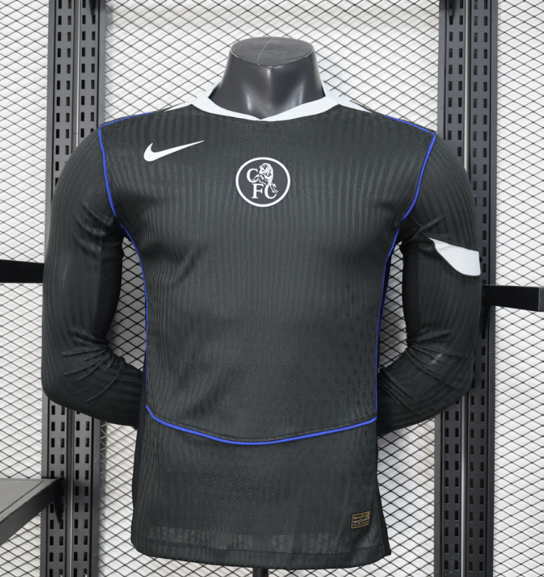2025/2026 Long Sleeve Player Version Chelsea Third Away Football Shirt1:1 Thai Quality