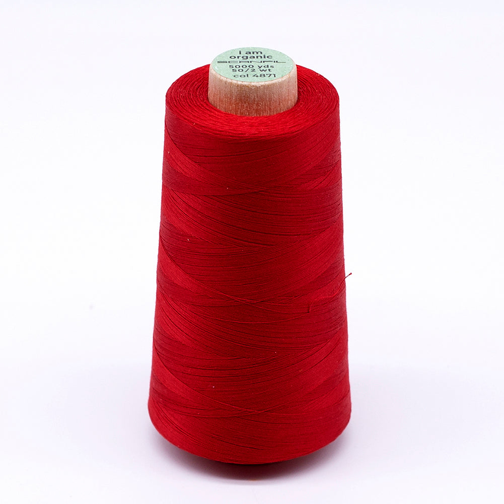 SCANFIL® 50wt Organic Pima Cotton Thread 5000 yd Cones - 4871 Rubocondo - Joann Fabrics