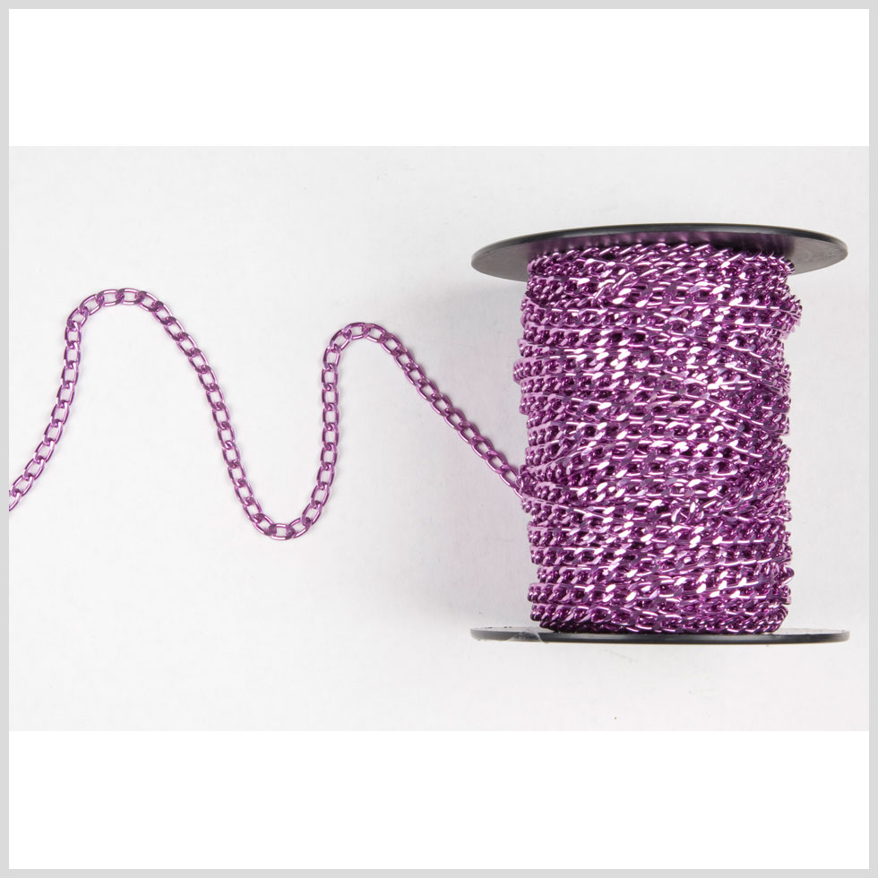 Purple Aluminum Metal Chain - 3/16