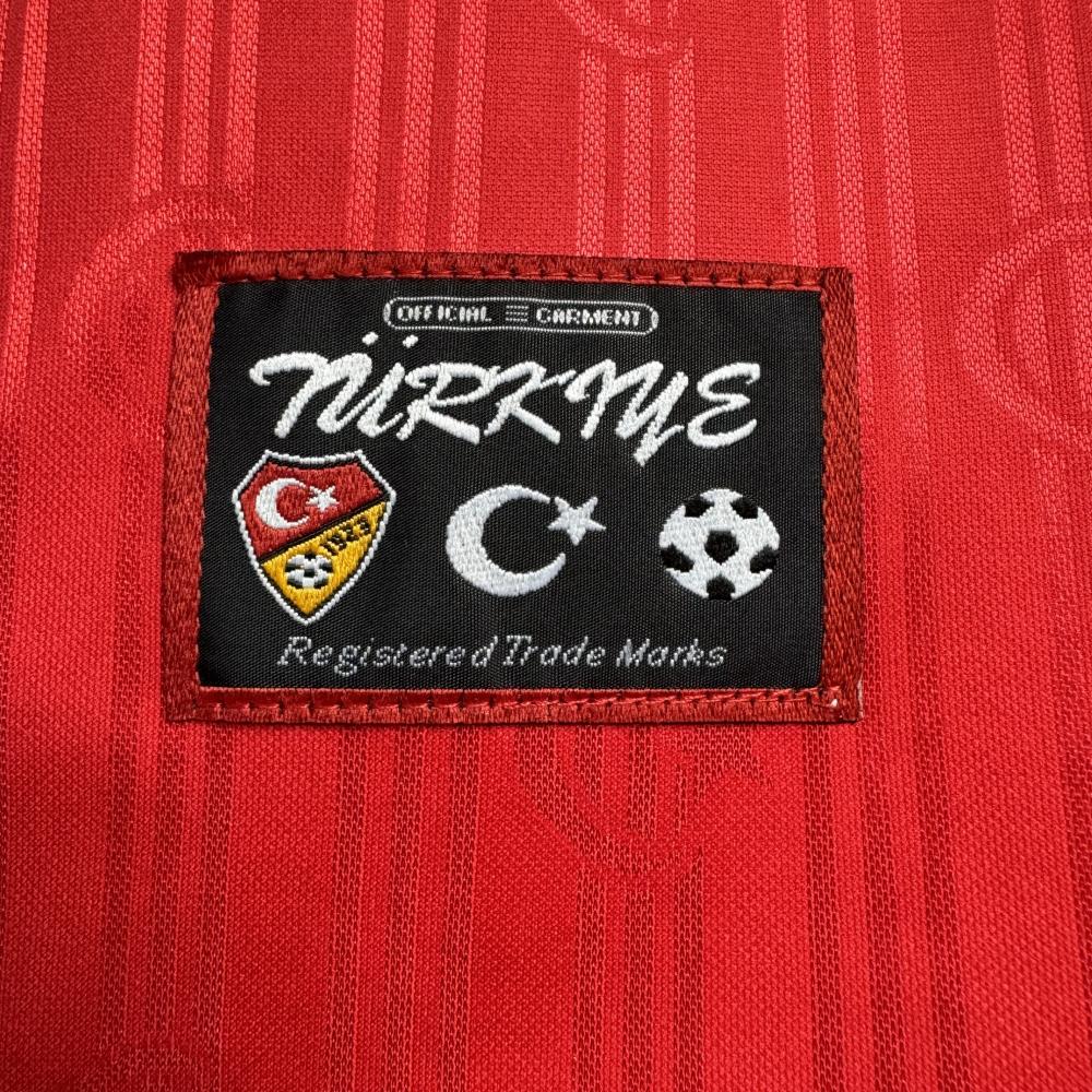 1996 Retro Türkiye National Team Home Football Shirt 1:1 Thai Quality