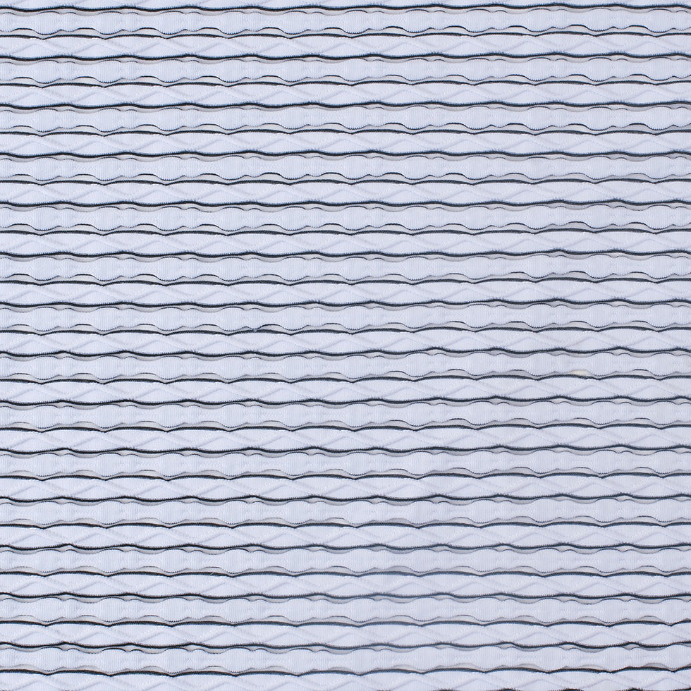 Black and White Rippled Jersey Knit - Joann Fabrics