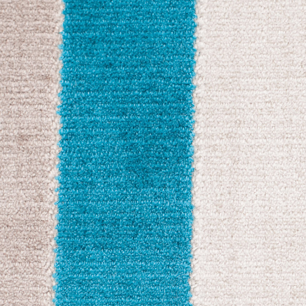 Green/Blue Striped Polyester Blended Velvet - Joann Fabrics