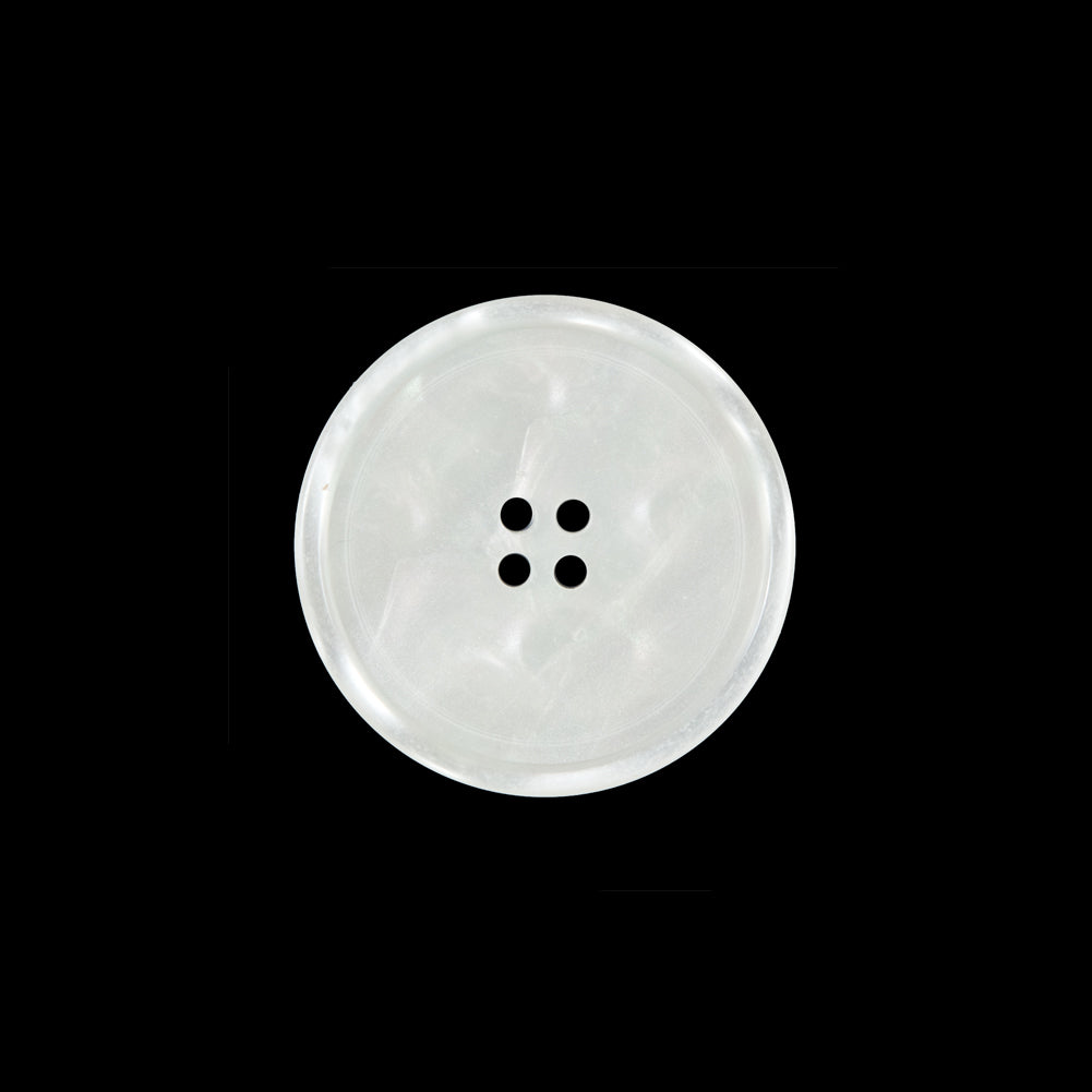 White Iridescent Plastic Button - 32L/20mm - Joann Fabrics