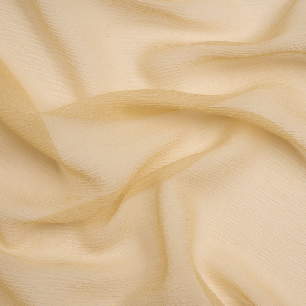 Crinkled Silk Chiffon - Latte - Premium Collection - Joann Fabrics