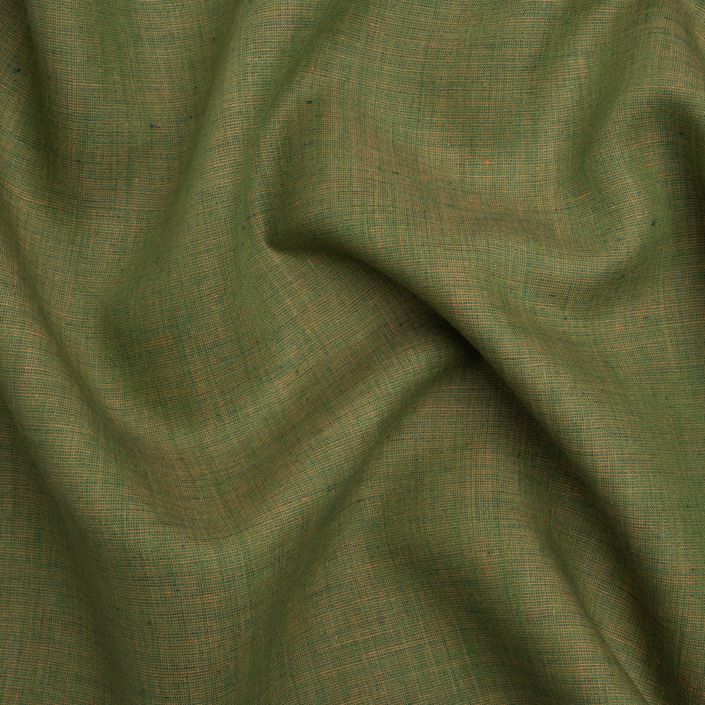 Two-Tone Medium Weight Linen Woven - Kelly Green and Orange - Joann Fabrics