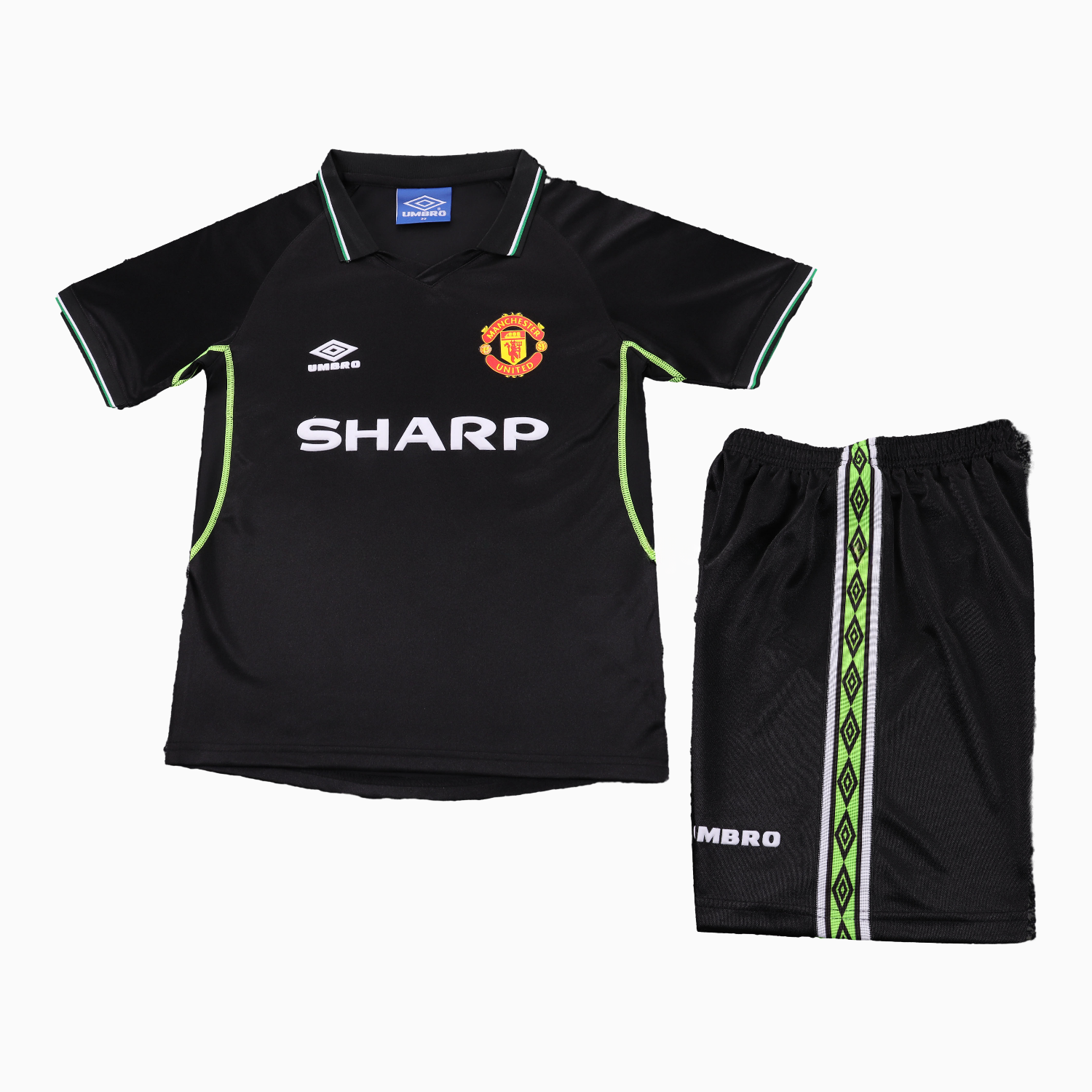 Retro Manchester United 1998-99 Third Kids Kit - UnitedFutballJersey