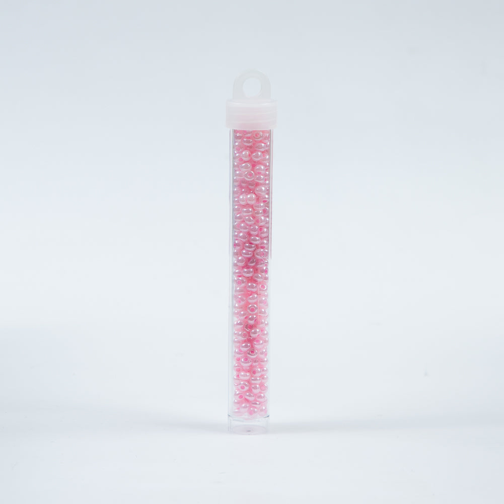 Pale Pink Opaque Czech Seed Beads - Size 6 - Joann Fabrics