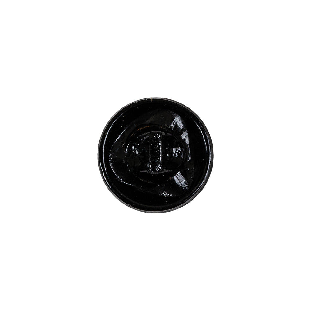 Vintage Gunmetal Knotted Shank Back Glass Button - 22L/14mm - Joann Fabrics