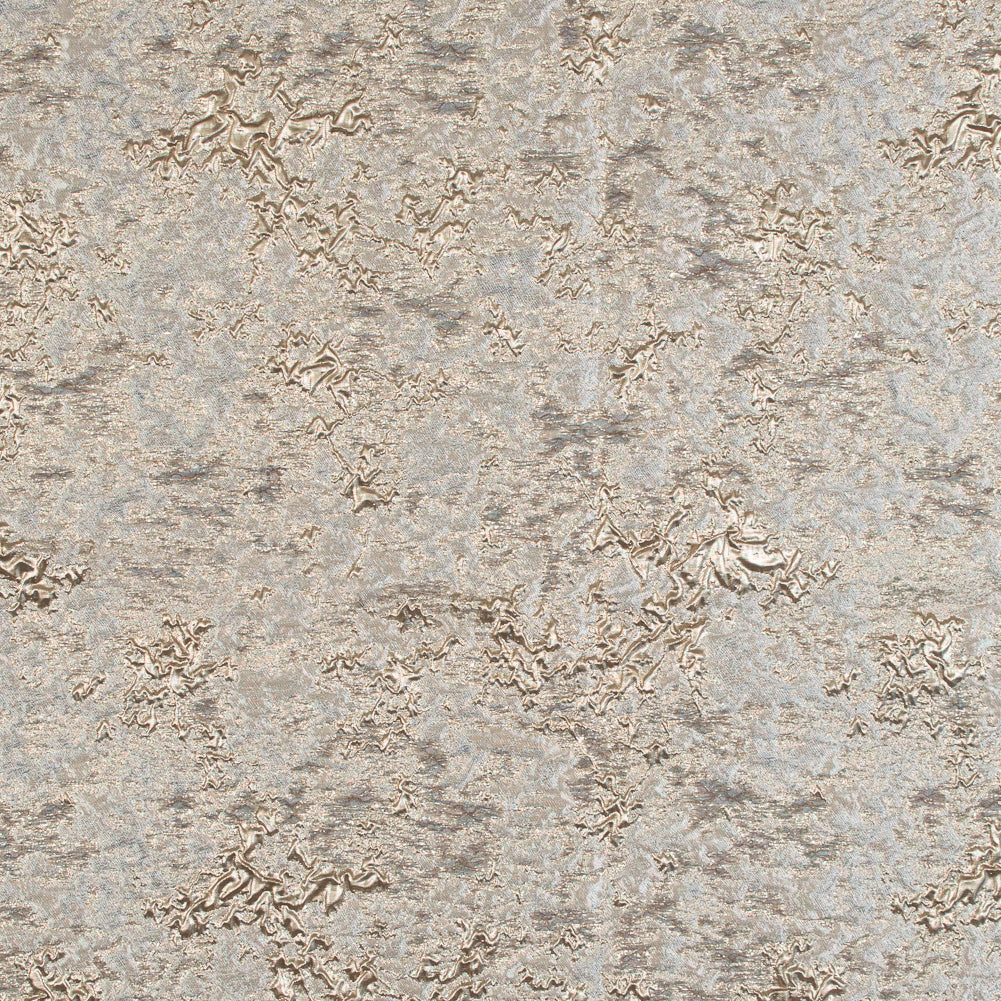 Beige and Gold Luxury Abstract Metallic Brocade - Joann Fabrics