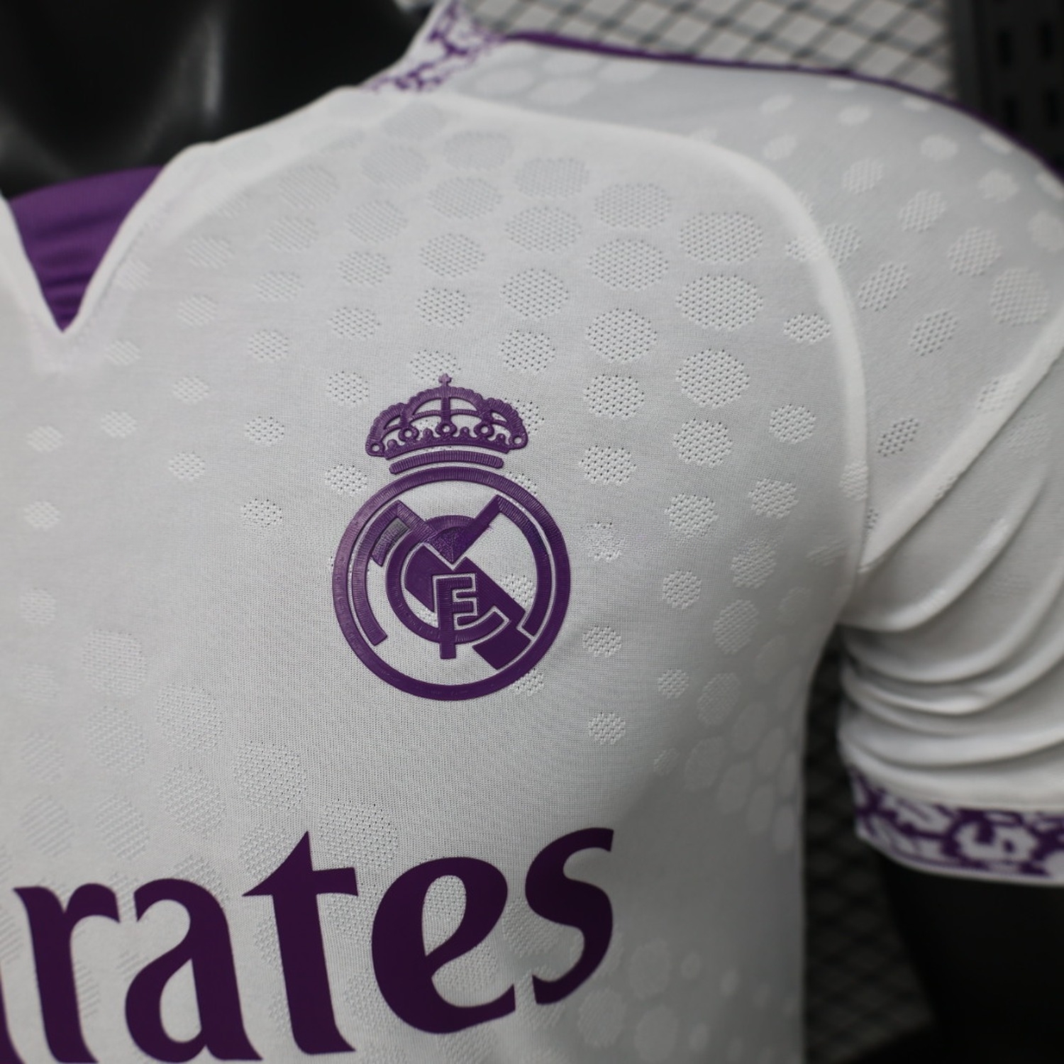 Real Madrid 26-27 White Purple Special Jersey - Player Version - UnitedFutballJersey