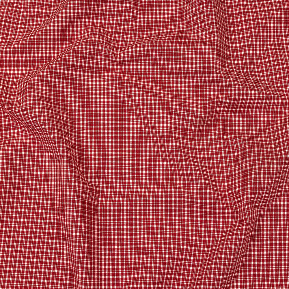 Pima Cotton Shirting - Red and White Plaid - Joann Fabrics