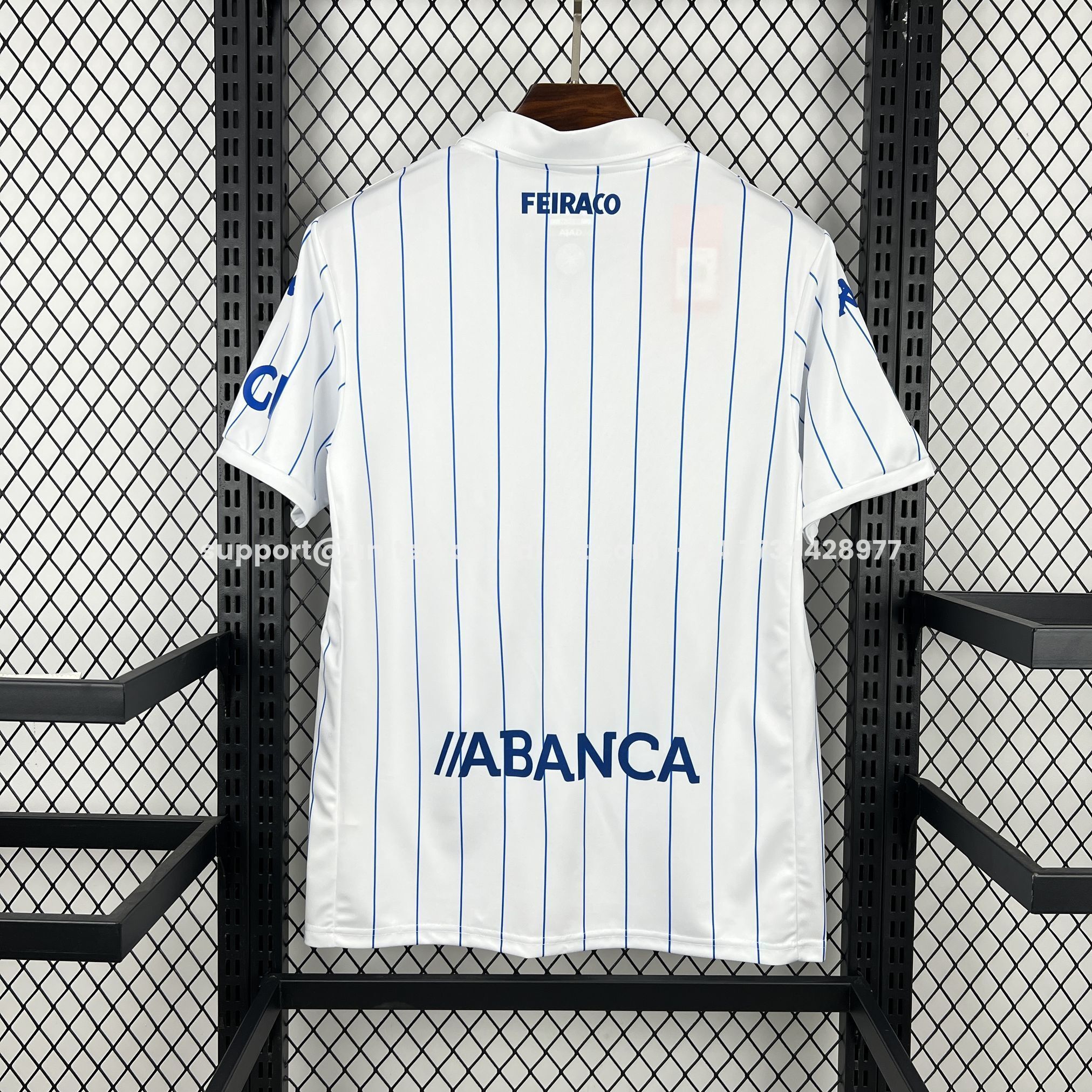 Deportivo de La Coruña 25-26 Retro Style White Polo Jersey - Fans Version - UnitedFutballJersey