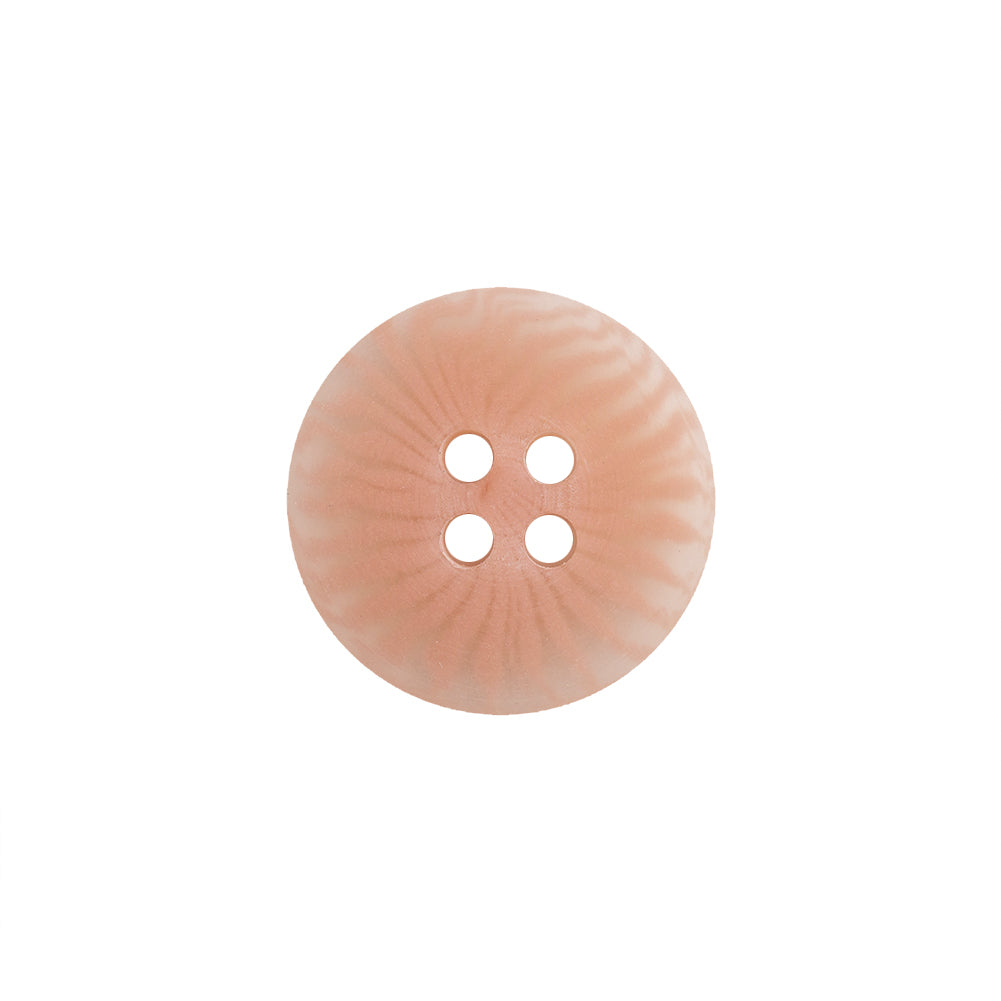Transparent and Peach Swirls 4-Hole Low Convex Top Button - 28L/18mm - Joann Fabrics