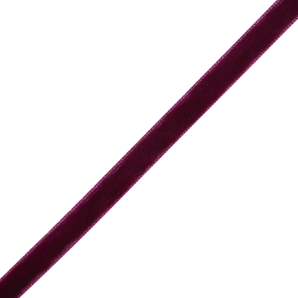 Double Faced Velvet Ribbon Made in Italy - 3/8